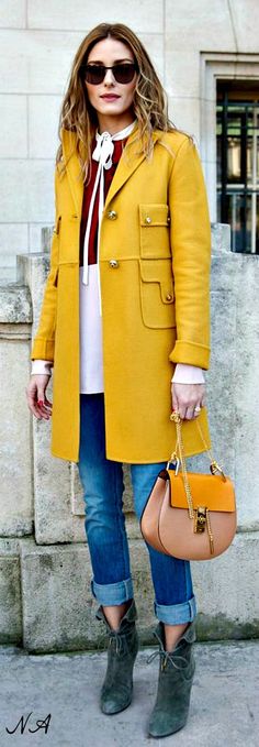 manteau jaune