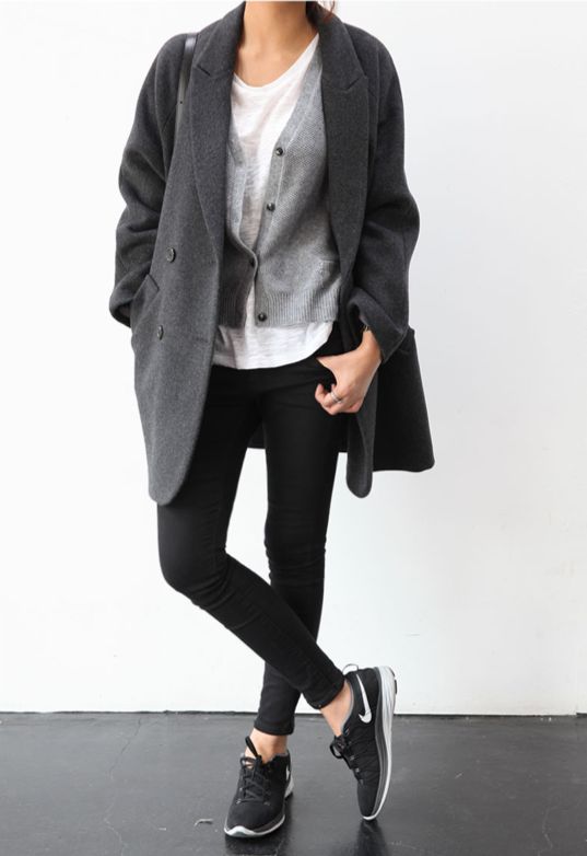 manteau gris