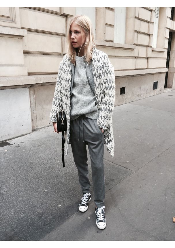 manteau gris