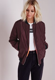 bomber bordeaux 