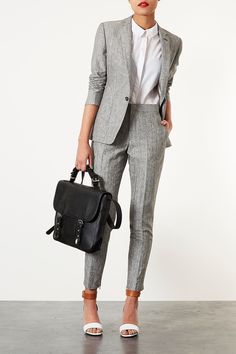 tailleur pantalon gris 