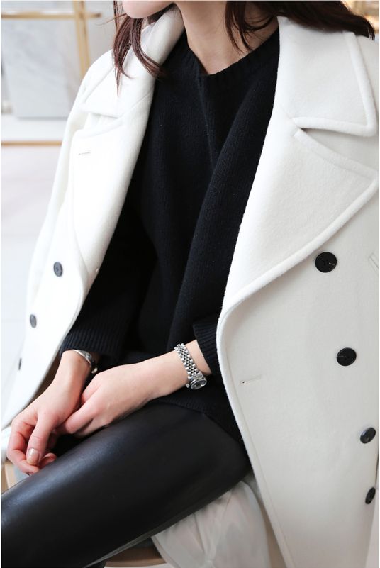 manteau blanc 