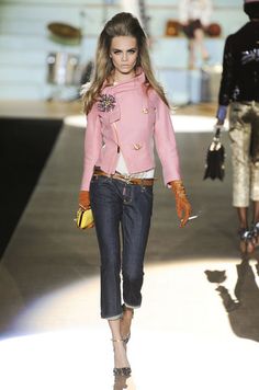 blouson rose DSQUARED 