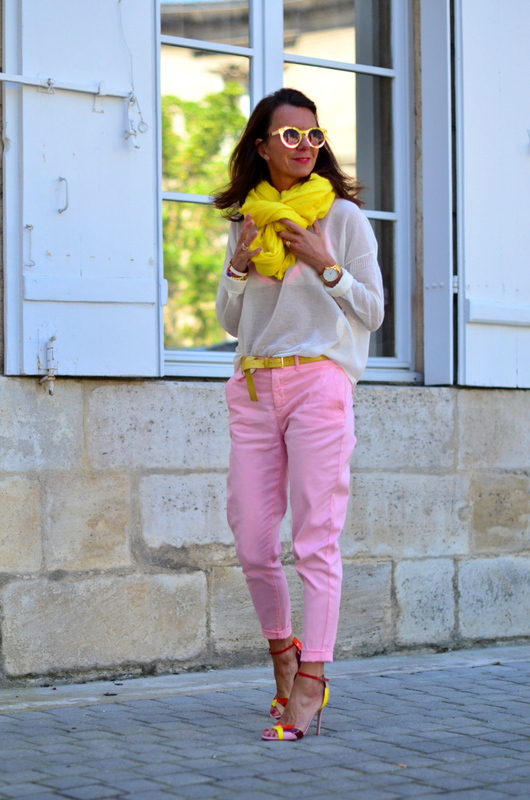 PANTALON ROSE ZARA