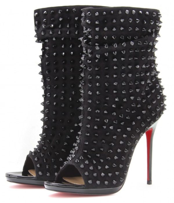 louboutin spiked booties