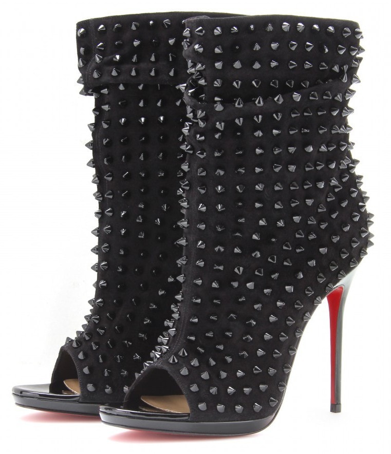 Christian-Louboutin-spiked-booties-2-min - BlackSapes